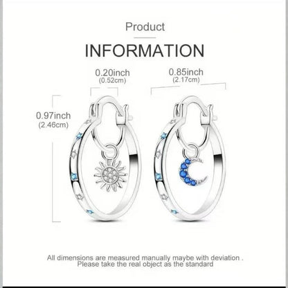 Sun & Moon Cycle Earrings