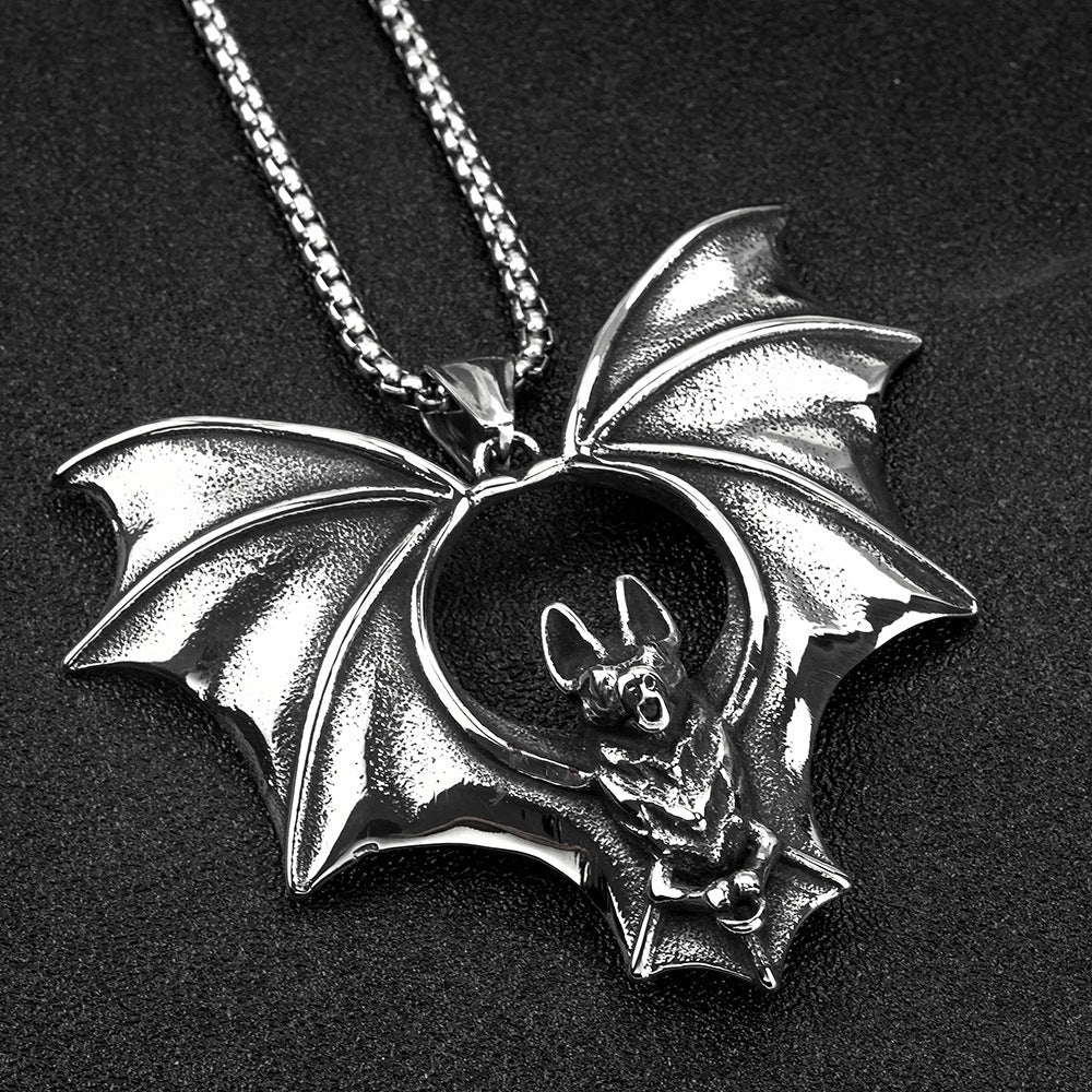Nocturne Guardian Bat Necklace