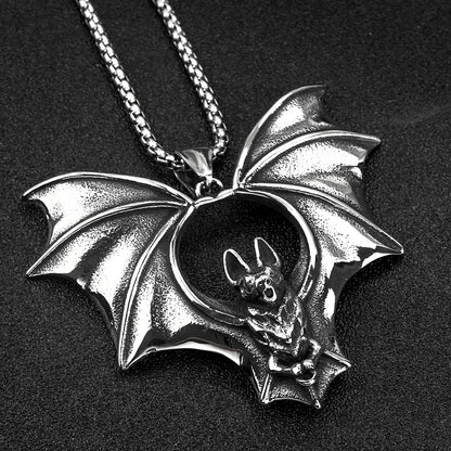 Nocturne Guardian Bat Necklace