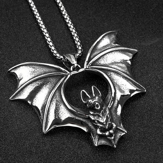 Nocturne Guardian Bat Necklace