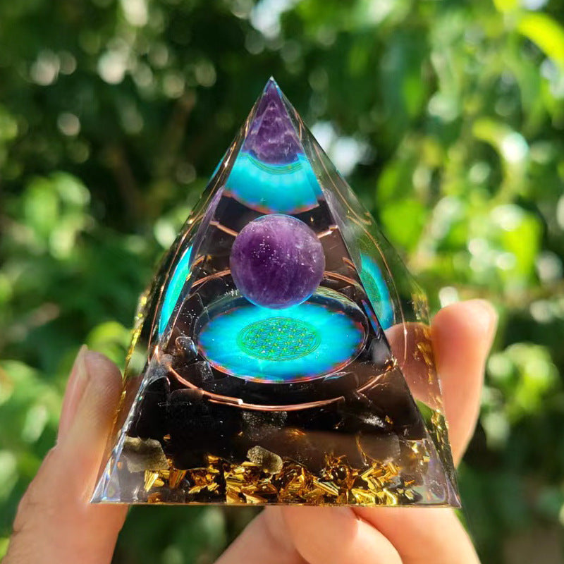 Enchanted Mystique: Orgonite Crystal Energy - Flower of Life – Wicca Vibes