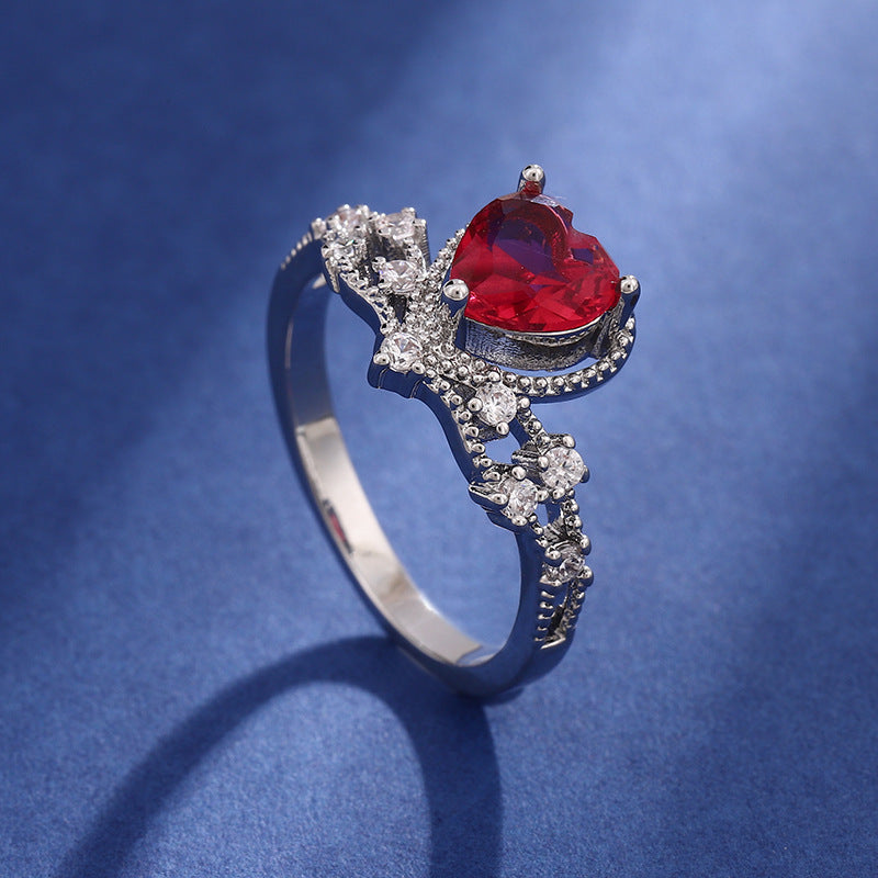 Crimson Enchantress Love Ring