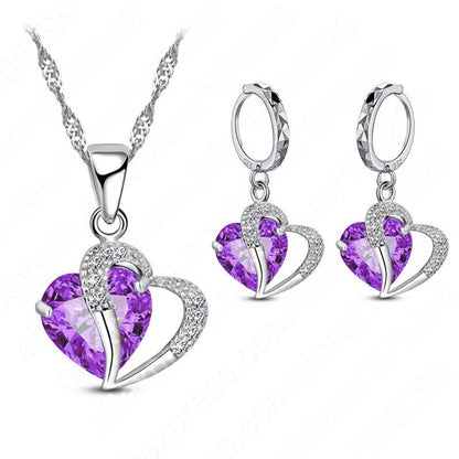 Enchanted Heart Amethyst Harmony Set