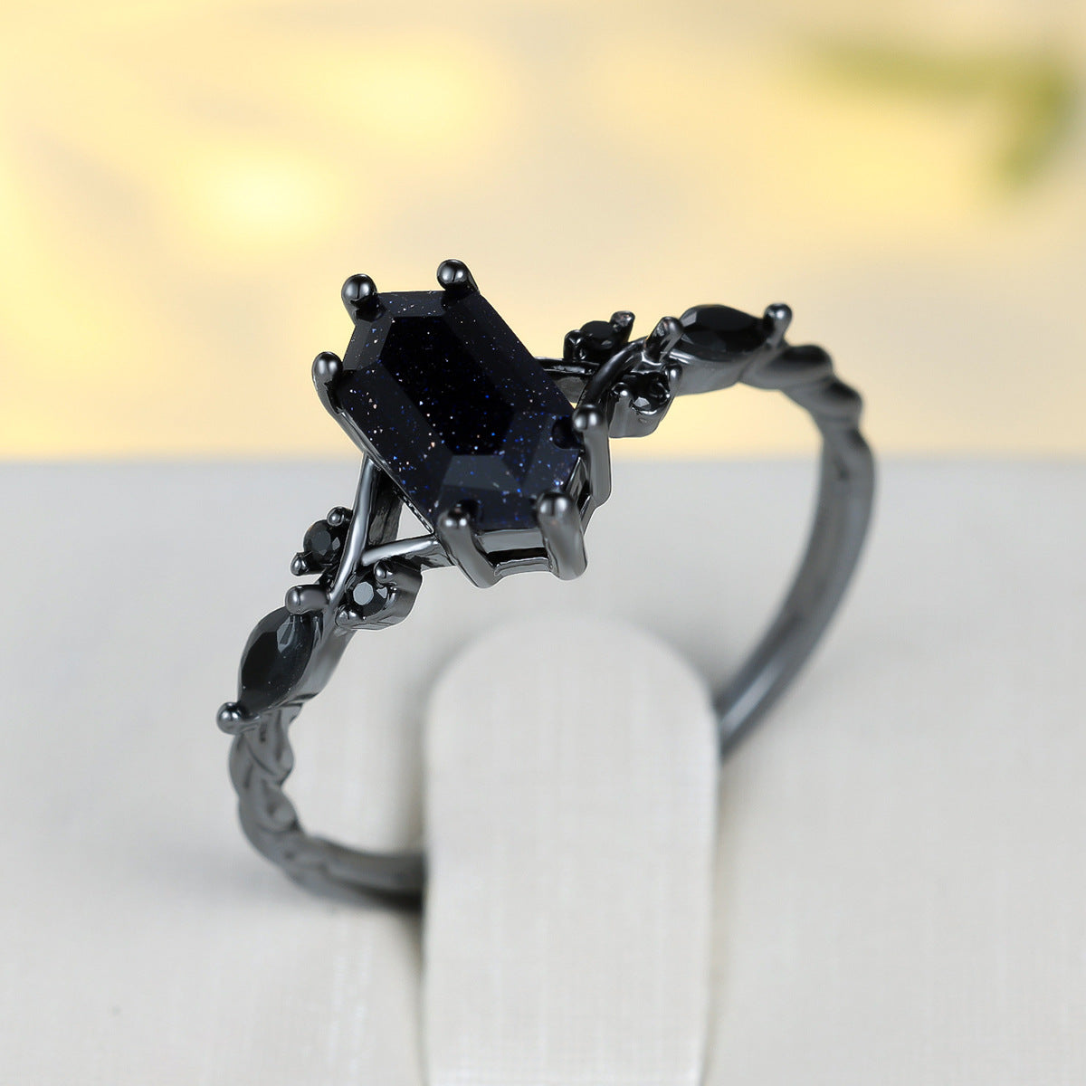 Cosmic Nightfall Crystal Ring