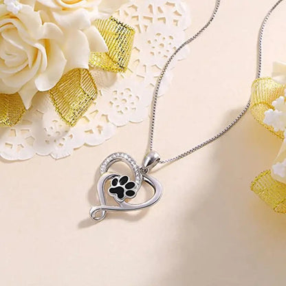 Pawprint of Eternal Love Necklace