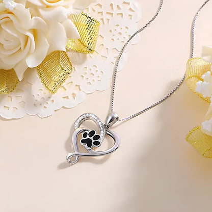 Pawprint of Eternal Love Necklace