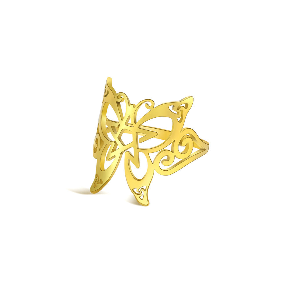 Wiccan Wings Of Transformation Ring