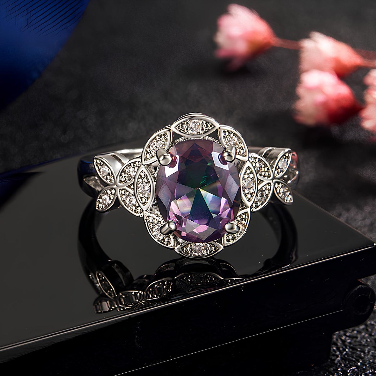 Divine Aura Blossom Ring