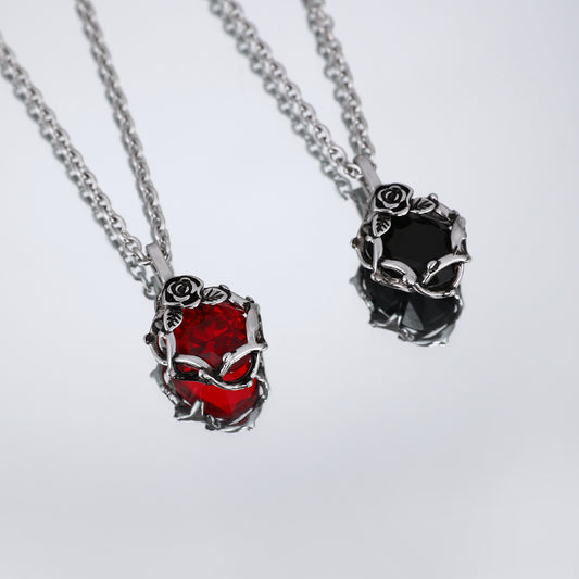 Twilight Rose Necklace