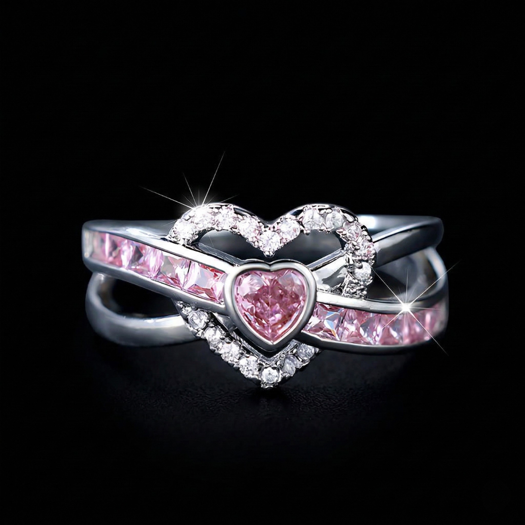 Heartlight Infinity Ring