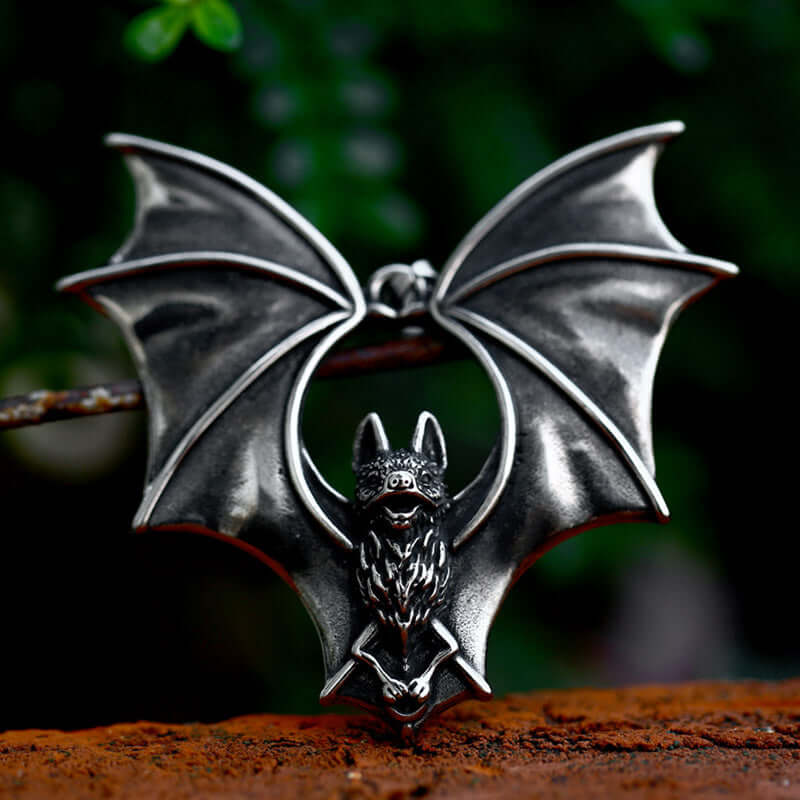 Gothic Bat Pendant