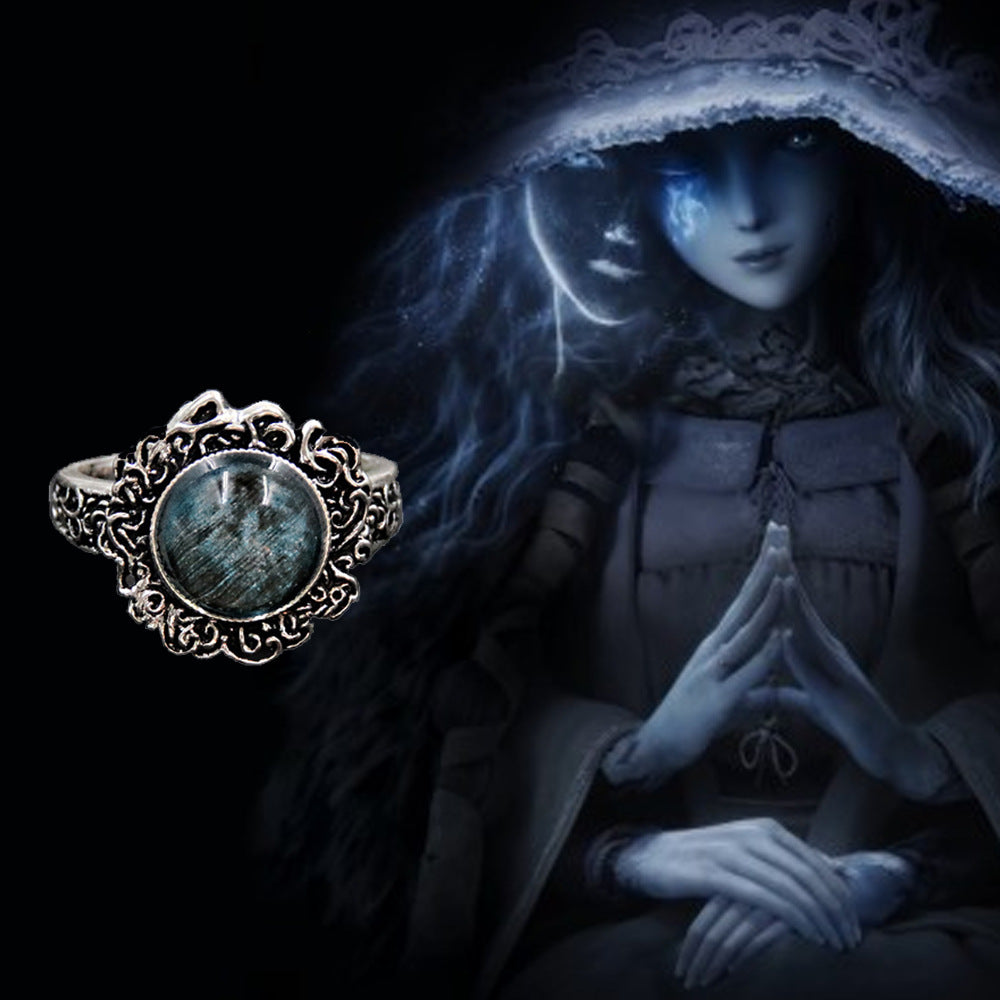 Twilight Labyrinth Crystal Ring