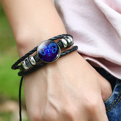 Glow in the Dark Zodiac Bracelet
