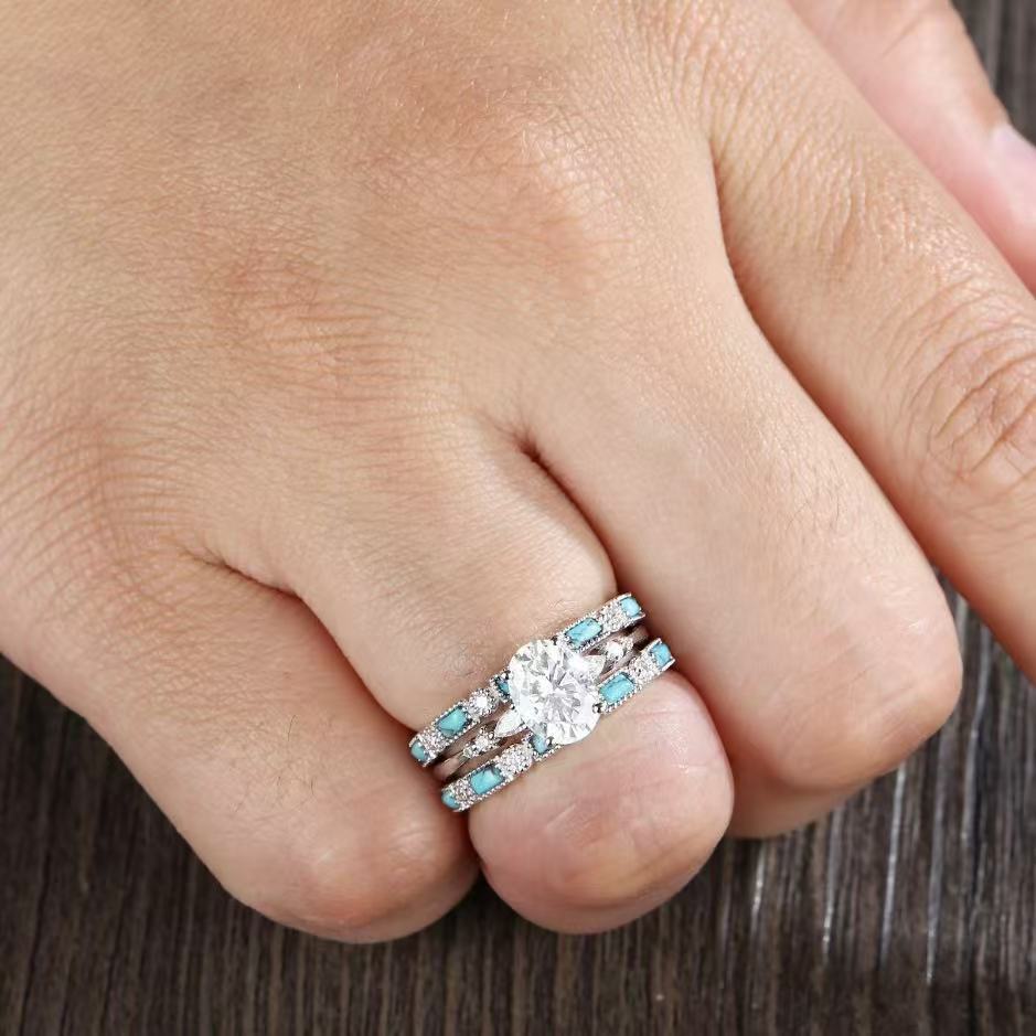 Turquoise Harmony Ring Set