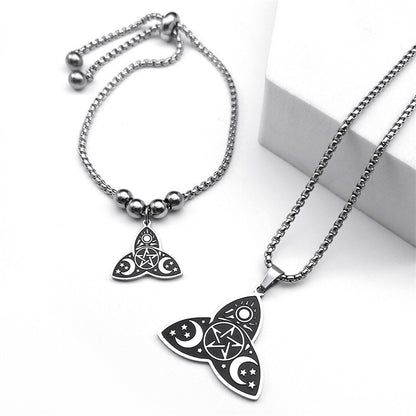 Mystic Night Triquetra Amulet Set