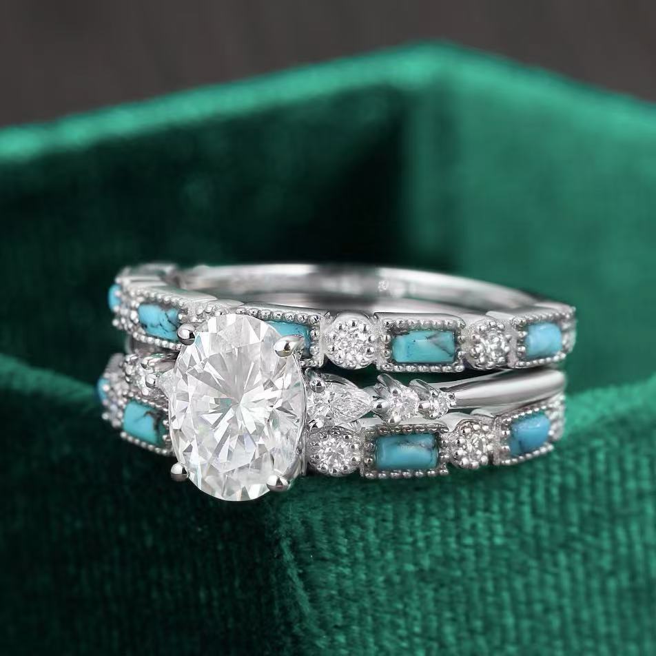 Turquoise Harmony Ring Set