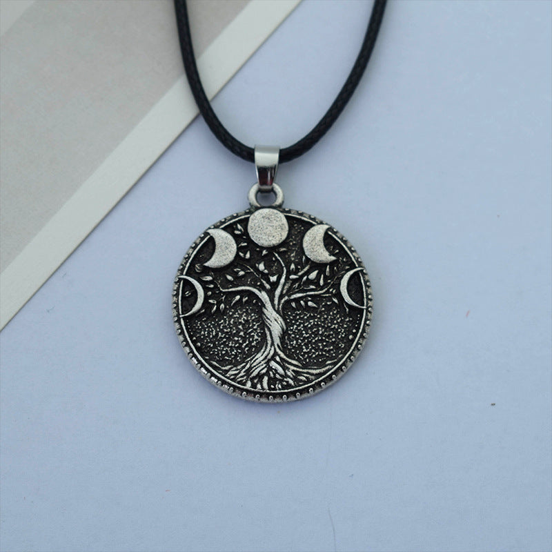 Moon Phase Tree of Life Necklaces