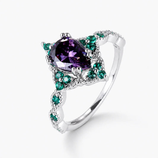 Amethyst Goddess Ring studio product photo