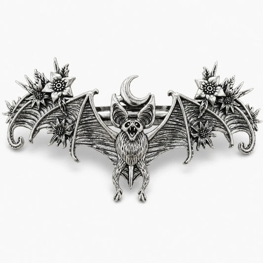 Bat Blossom Hair Slide studio product photo