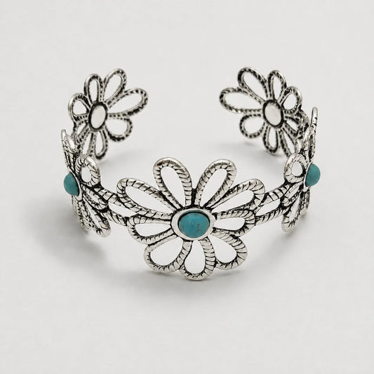 Blooming Spirit Turquoise Bracelet studio product photo