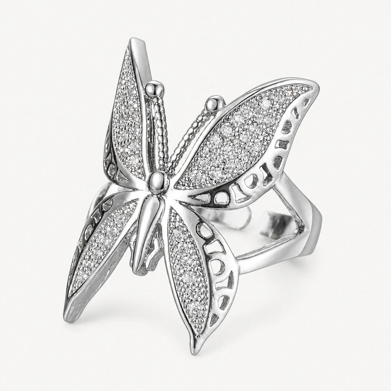 Butterfly Rebirth Ring studio product photo