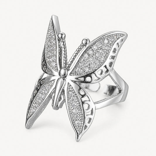 Butterfly Rebirth Ring studio product photo