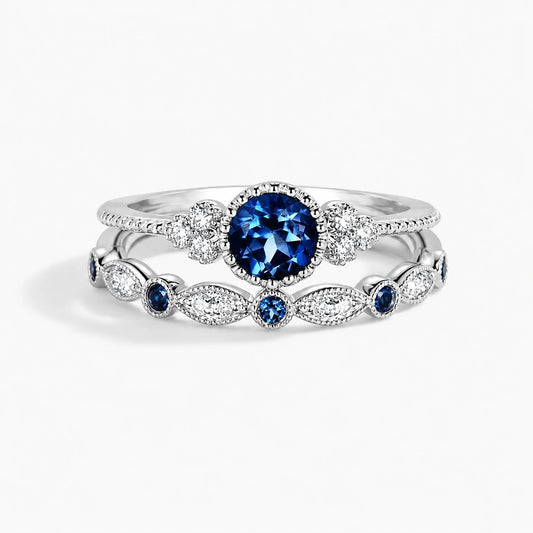 ANILLOS DE CRISTAL DE LUJO ENCANTADOS - 2PCS/SET
