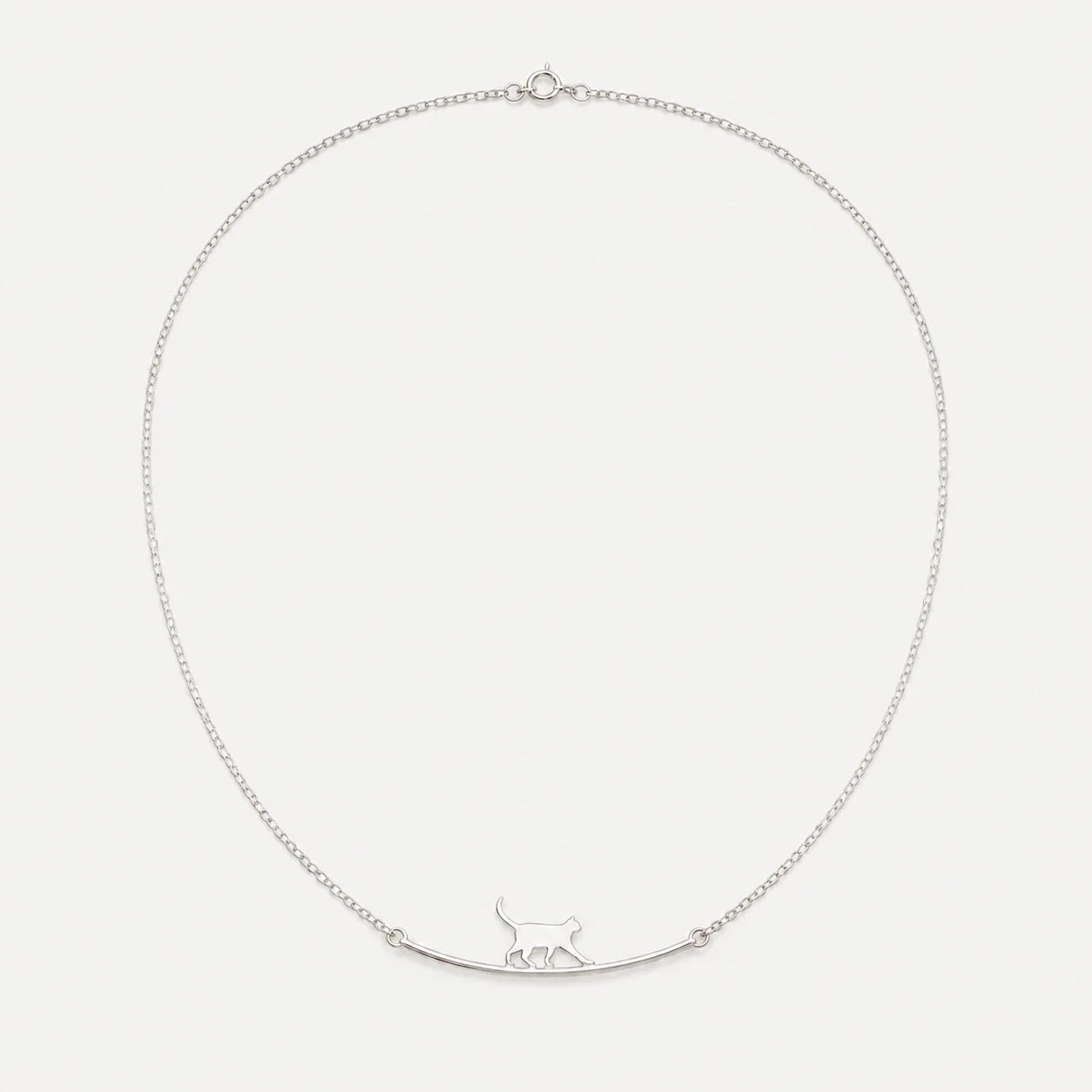 Cat Energy Pendant Necklace studio product photo