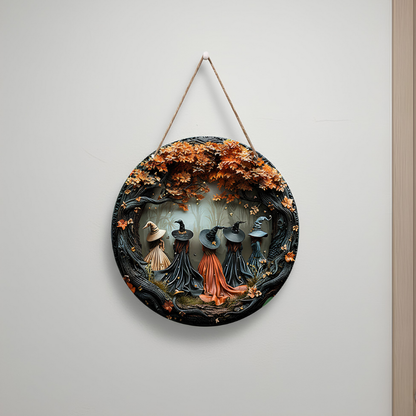 Autumn Witchwalk Hanging Sign