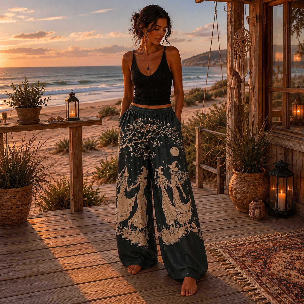 Witch's Dance Wide Leg Pants
