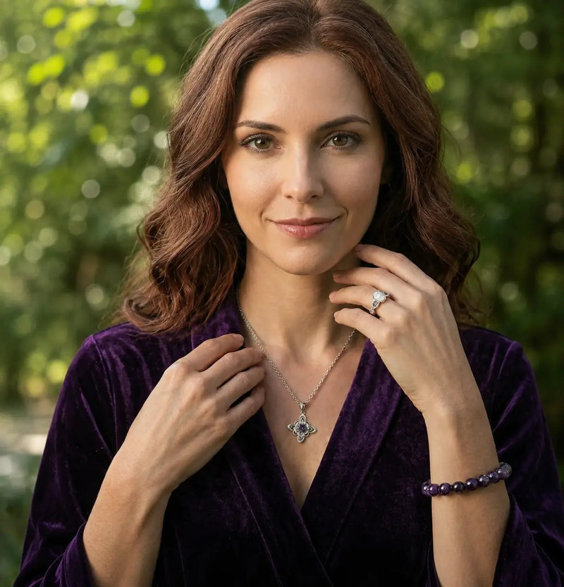 The Amethyst Goddess Protection Set