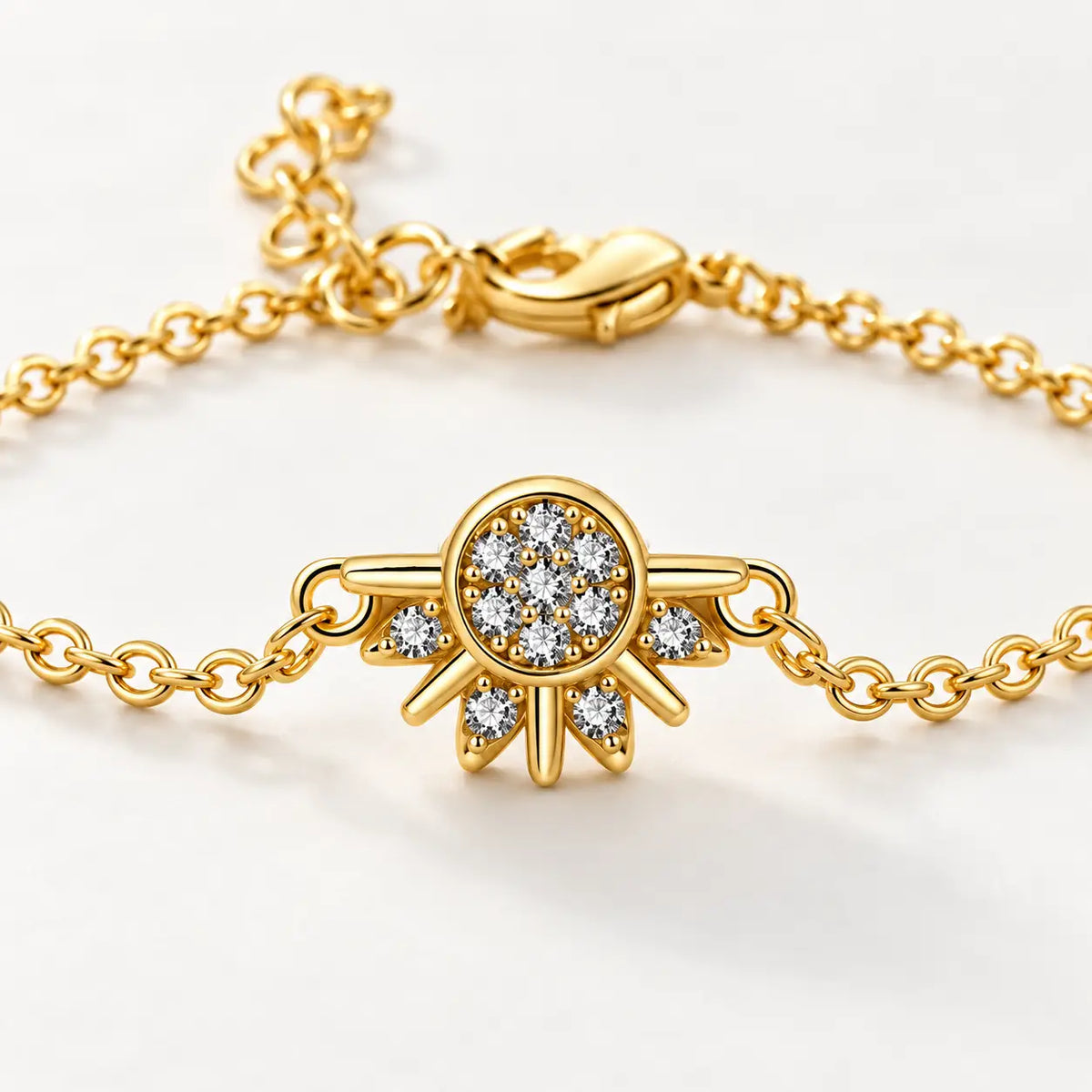 Golden sun bracelet