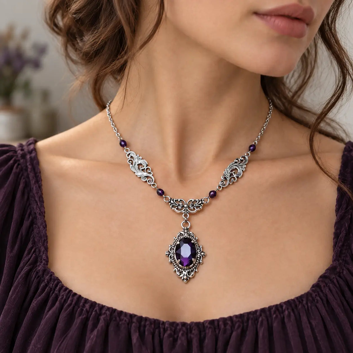 Amethyst Nocturne Necklace