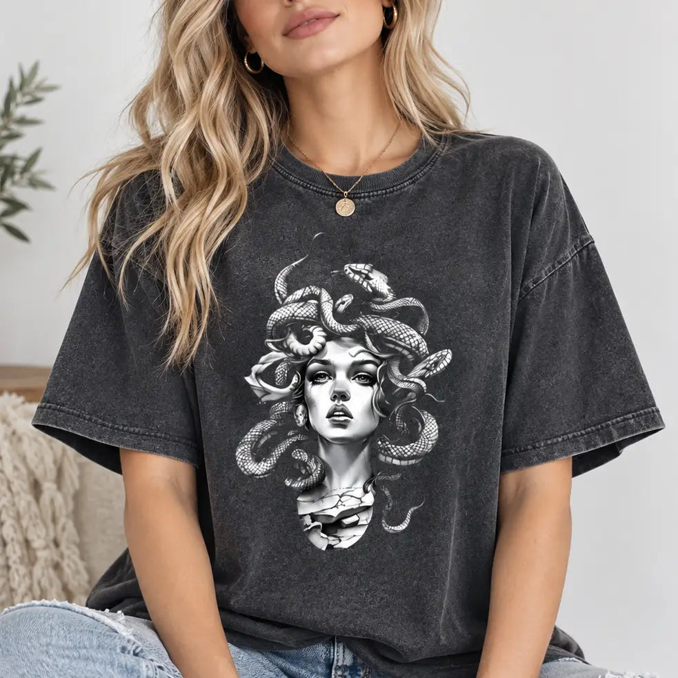 Medusa Serpent Gaze T-Shirt