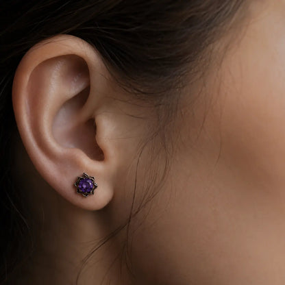 Mystic Bloom Topaz Earrings