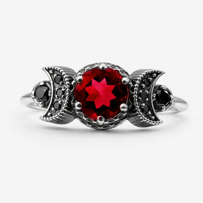 Celestial Moon Goddess Ring