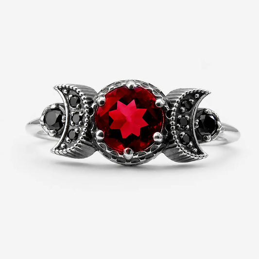 Celestial Moon Goddess Ring