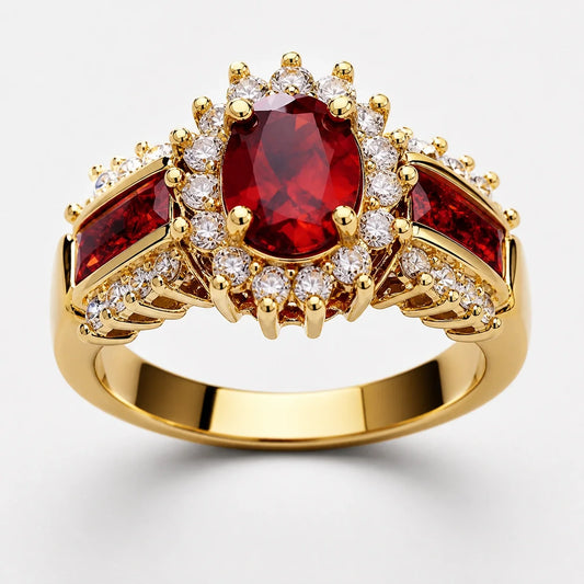 Crown Crystal Power Ring studio product photo