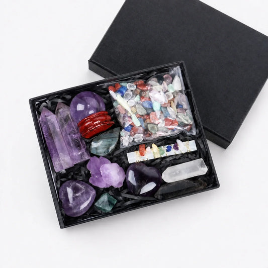 Crystal Healing Stone Set studio product photo