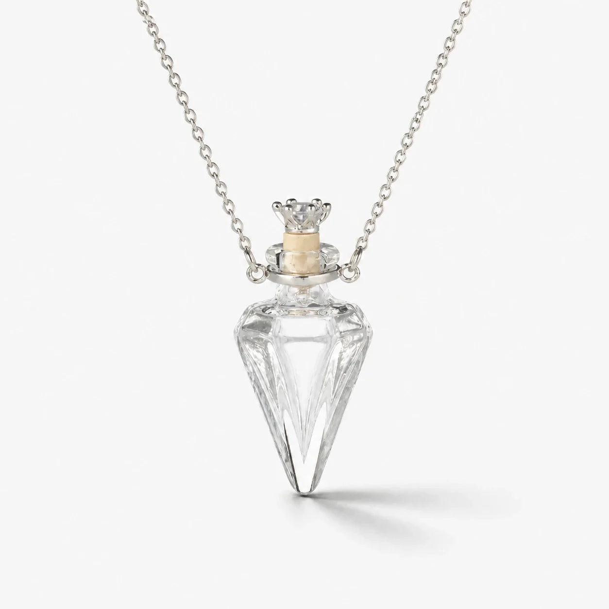 Crystal Vial Potion Necklace studio product photo