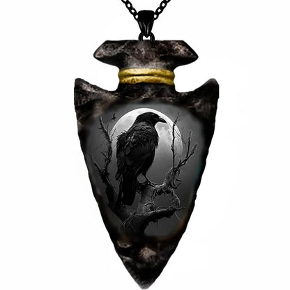 Cursed Crow: Personalized Gothic Necklace for Modern Witches Fashion