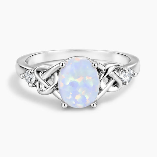 ANILLO DE ÓPALO DE FUEGO DIVINO