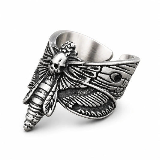 Death's Head Moth Ring