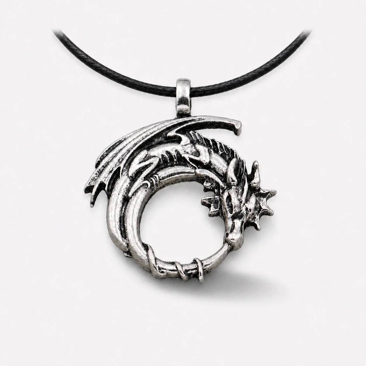 Dragon Flame Talisman Necklace
