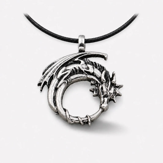 Dragon Flame Talisman Necklace