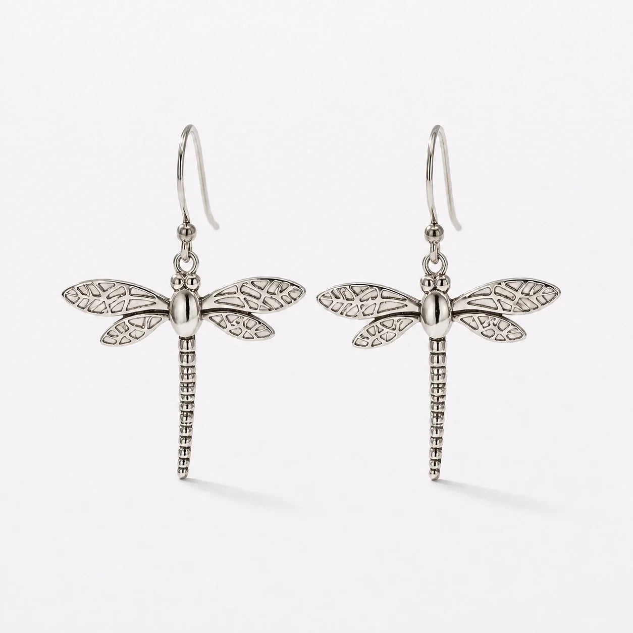 Dragonfly Renewal Earrings studio product photo