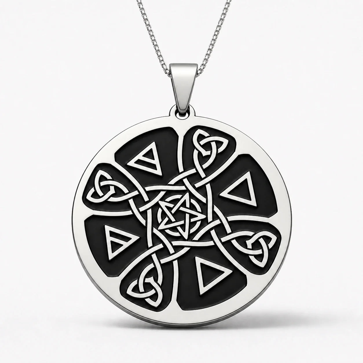 Elemental Pentacle Balance Necklace studio product photo