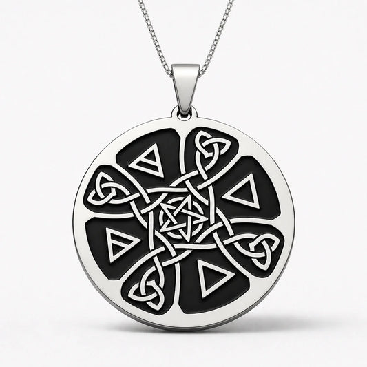 Elemental Pentacle Balance Necklace studio product photo