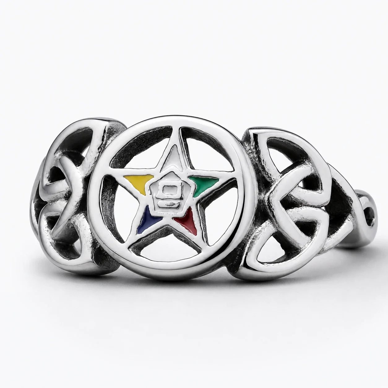 Elemental Pentacle Unity Ring studio product photo