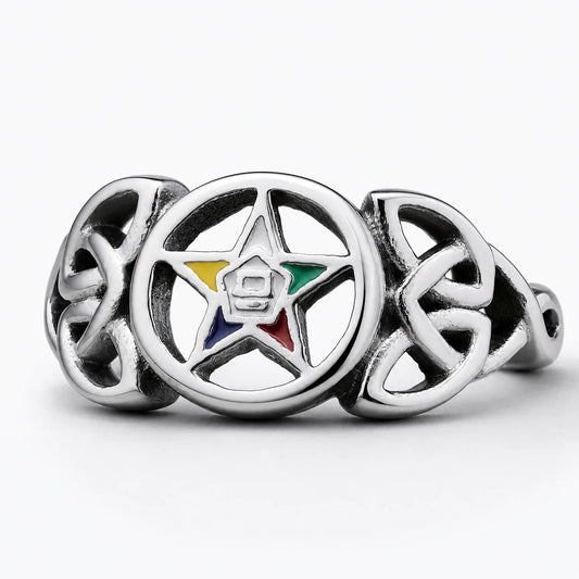 Elemental Pentacle Unity Ring studio product photo
